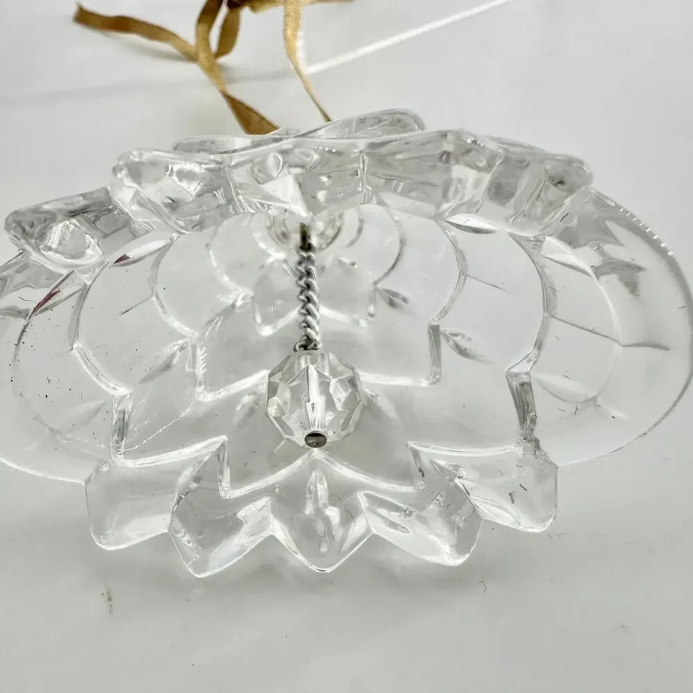 Mikasa Heavenly Music Crystal Christmas Tree Bell Ornament SN 090/535 Boxed